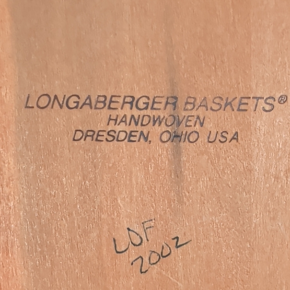 Longaberger Row Your Boat Basket/ Liner/ Protector/ Dividers, Go Navy! - Picture 2 of 9